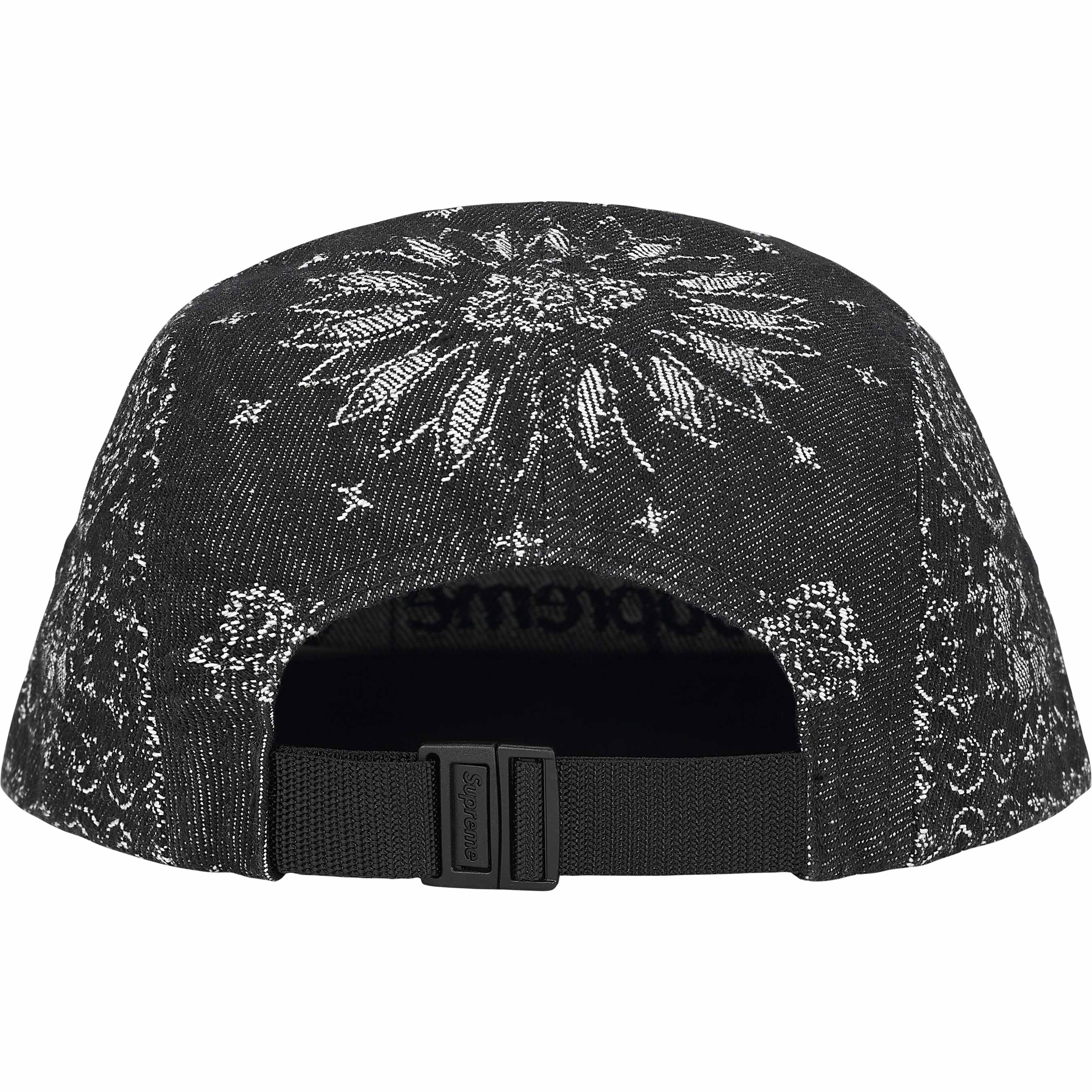Bandana Jacquard Denim Camp Cap view 5